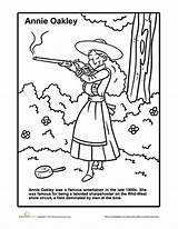 Coloring Annie Oakley Pages Quotes Education Worksheet Great History Women Quotesgram Womens sketch template