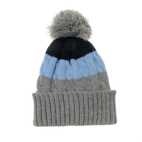 blue  grey cable knit winter hat winter hats ziggleuk
