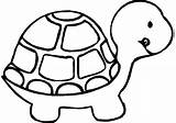 Turtle Coloring Pages Kids Printable Clipart Clipartbest Cartoon Cute Baby Color Drawing Clip Drawings Sea Animals Tortoise Print Colouring Little sketch template
