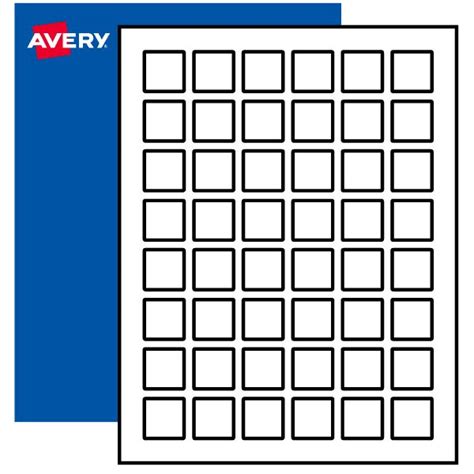 blank square labels print   edge avery avery square