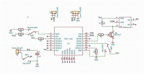 review   pcb schematic design esp  relay printedcircuitboard