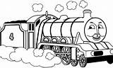 Thomas Coloring Pages Train Christmas Getdrawings Gordon Cartoon sketch template