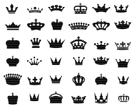 buy crown svg bundle queen crown svg king crown crown vector clipart