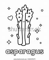 Asparagus Preschool sketch template