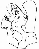 Picasso Coloring Pages Cubism Pablo Sheets Kids Printable Sculpture Famous Drawing Getdrawings Colorear Crafts Adult Getcolorings Para Colorings Color sketch template