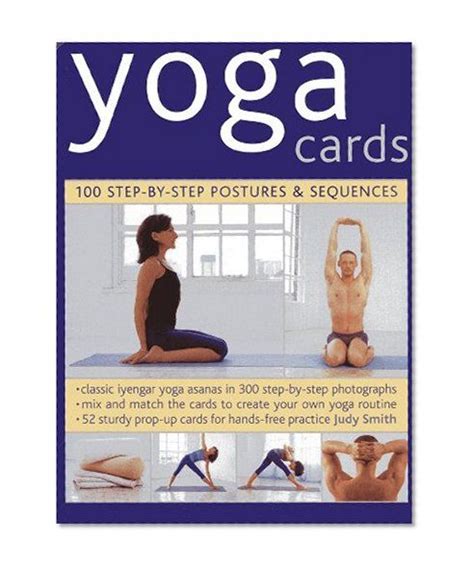 yoga cards  step  step postures sequencesjudy smith iyengar