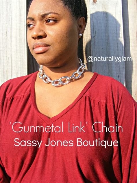 ootd featuring gunmetal link chain sassy jones boutique