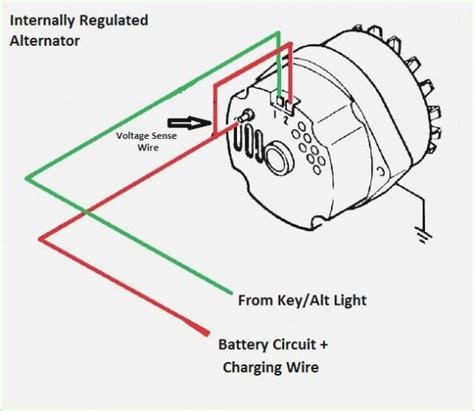 single wire alternator wiring diagram alternator car mechanic automotive mechanic