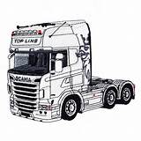 Scania Vrachtwagen Kleurplaat Kleurplaten Vrachtauto Truckersmp sketch template