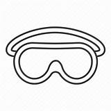Safety Goggles Drawing Glasses Icon Protection Protective Eyewear Construction Clipart Outline Drawings Spectacles Paintingvalley Tools Iconfinder Clipartmag sketch template