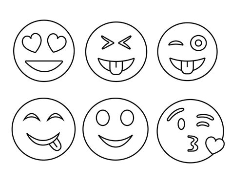 printable coloring pages emojis printable coloring pages