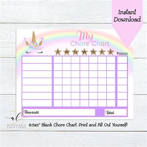 printable unicorn sticker chart  images result koltelo