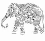 Mandala Elephant Coloriage Entitlementtrap Imprimer éléphant Cameo Camila sketch template