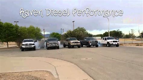 raven diesel performance burnout challenge youtube