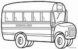 Bus Coloring School Pages Kids Printable sketch template
