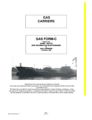 fillable  gas carriers gas form  gasmare fax email print pdffiller