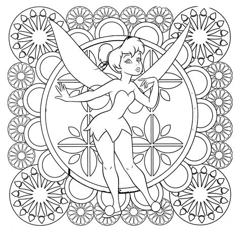 tinkerbell difficult coloring page horse coloring pages fairy coloring