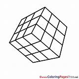 Coloring Pages Cube Printable Rubik Colouring Sheets Sheet Cubes Rubiks School Template Title Hits Kids Coloringpagesfree sketch template