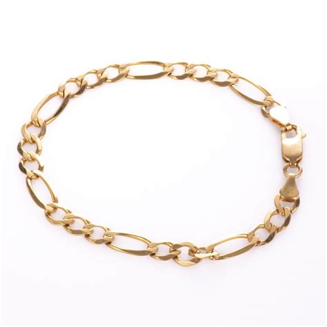 yellow gold bracelet catawiki