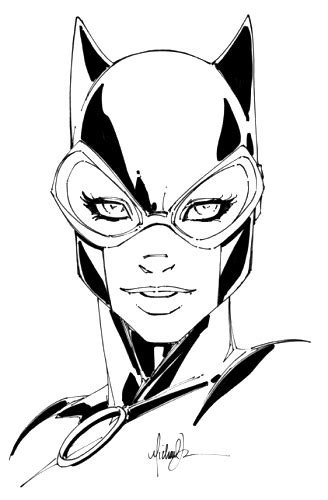 catwoman coloring pages  print  color