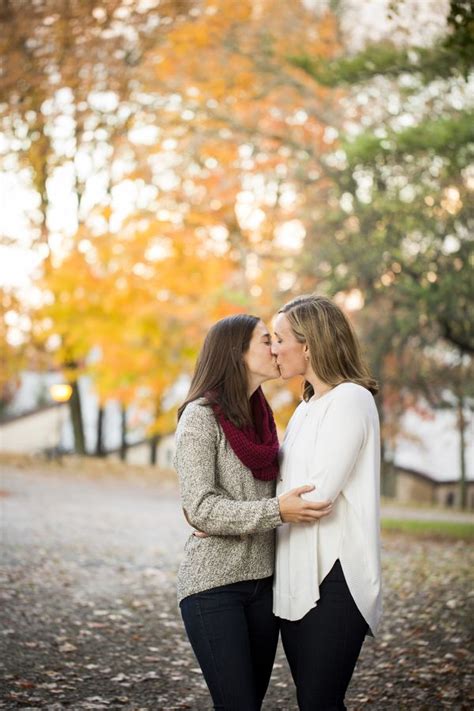 dana and alisha s college campus engagement shoot cute lesbian