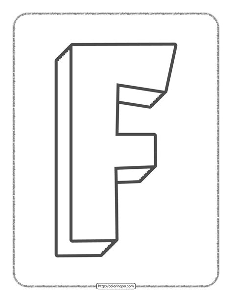 alphabet letter  coloring page