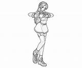 Athena Asamiya Awakening sketch template