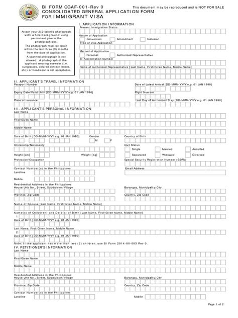 annex a quota immigrant visa application form pdf travel visa