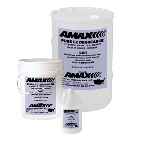 pure ez degreaser  cleaner amax industrial products