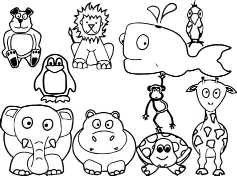 animal colouring pictures printable