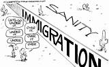 Immigration Senate Drawing Cartoon Fumble Breakthrough Mustn Its Getdrawings Nothing sketch template