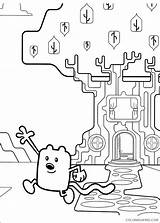 Wow Coloring4free Wubbzy Coloring Printable Pages sketch template