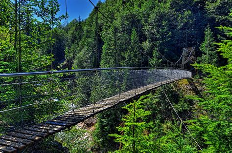 suspension bridge  gorge photograph  jim boardman fine art america
