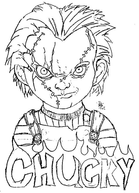 scary chucky coloring pages chucky coloring pages coloring pages