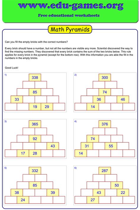 printable math puzzles