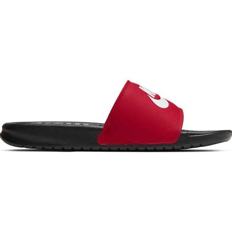 Nike Sb Benassi Slide Black Red Footwear Shoes Sequence Surf