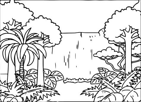 printable coloring pages rainforest