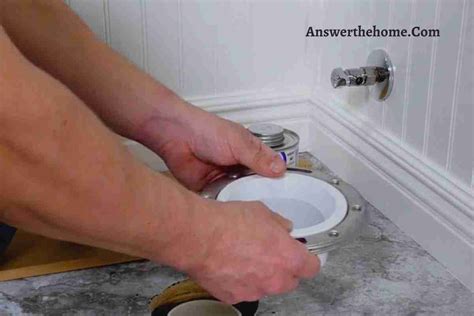 remove toilet flange   glued