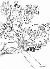 Coloring Crash Car Pages Donald Duck Accident Cars Disney Coloriage Traffic Book Color Boyama Wrong sketch template