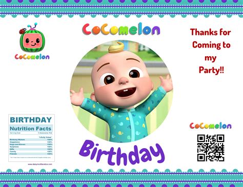 cocomelon birthday printable