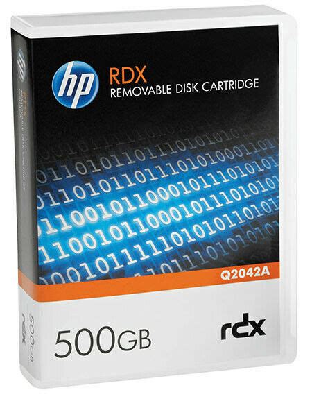 hp rdx gb removable blank backup data cartridge disk qa  sale  ebay