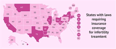 states that cover infertility treatment by law