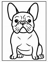 Bulldog Frances Perro Perritos Cachorro sketch template