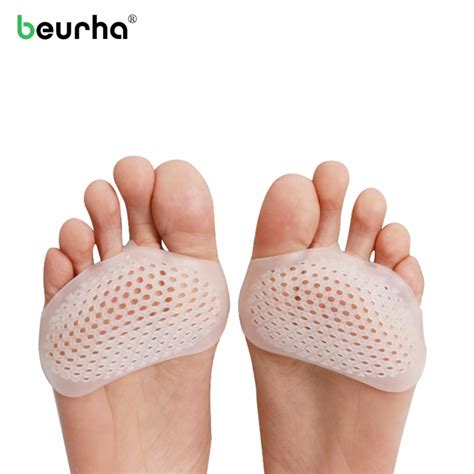 beurha silicone heel pads soft forefoot  yard pads invisible high heel shoes slip resistant