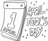 April Fools Coloring Pages Printable Fool Kids Sheets Color Print Pdf Joke Lets Everyone Put Short History Worksheets 1st Choose sketch template