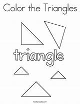 Coloring Color Triangles Worksheet Pages Shape Sheets Triangle Noodle Twisty Books Mini Twistynoodle Kids Worksheets Shapes Print Activities Built California sketch template