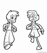 Cyberchase Coloring4free Inez sketch template