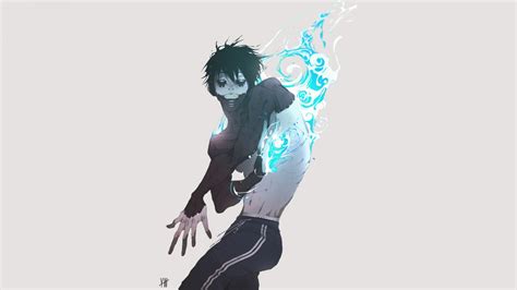 Dabi In White Background Hd My Hero Academia Wallpapers