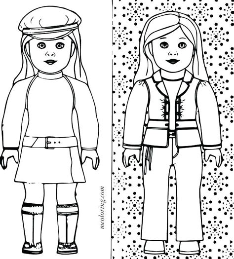 american girl coloring pages kit  getcoloringscom  printable