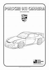 Coloring 911 Porsche Pages Carrera Cool Cars Print Sheets Kids Template sketch template
